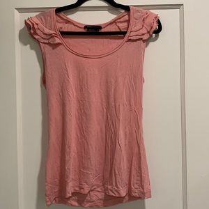 BCBG pink sleeveless top size small. Never been worn. 100% cotton.